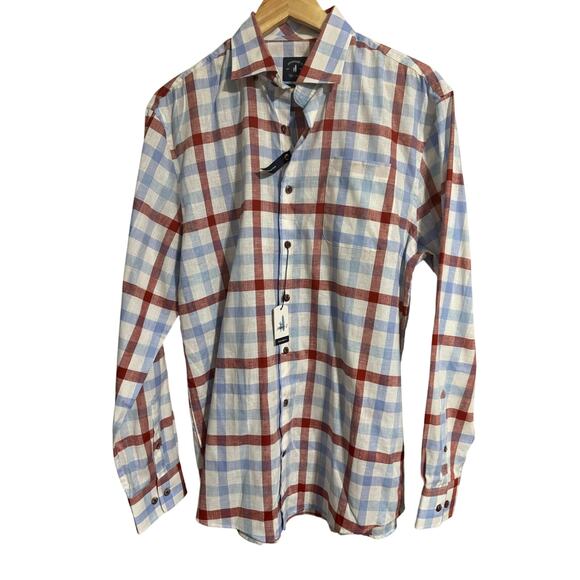 Johnnie-o Tisbury Nantucket Plaid Button Down Size Medium